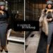 Kandi Burruss Stuns in Black and Grey The Frankie Shop Look with a iStyleBySonia Fur and Gucci Heels