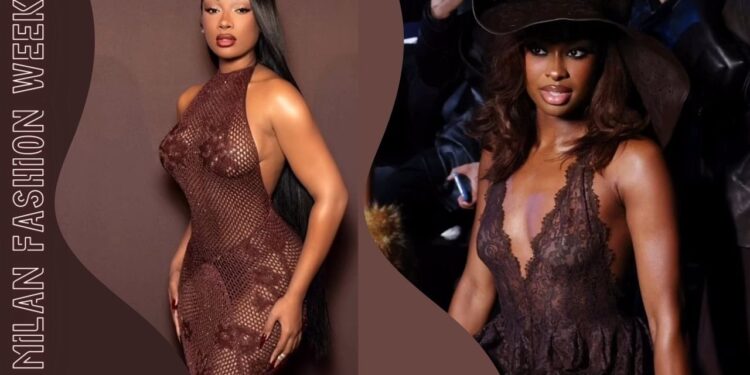 Megan Thee Stallion and Coco Jones Bring Glamour to Milan Fashion Week in Brown Amiri & Etro Looks