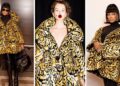 Monica Wore a Marc Jacobs Leapord Spring 2025 look to the brands NYFW Show