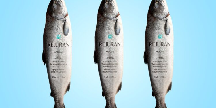 The latest skincare fad is rubbing salmon sperm on your face