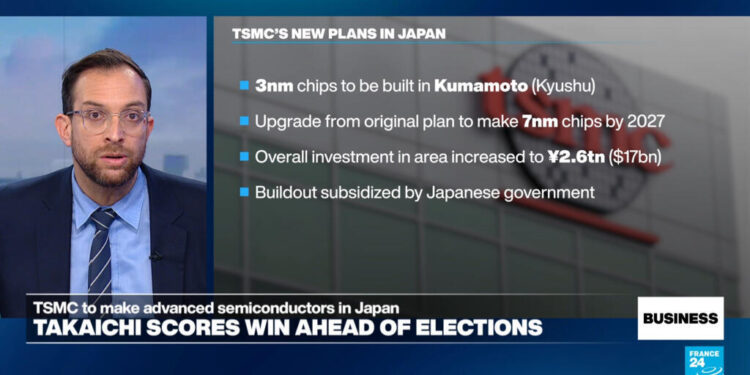 TSMC announces production of advanced AI chips in Japan
