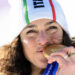 Italian skier Brignone wins giant slalom, achieving double Olympic gold