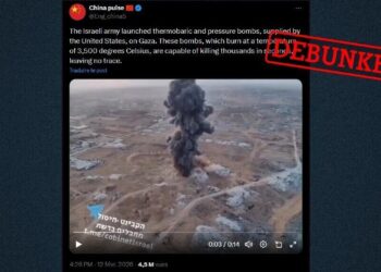 No, this video does not prove Israel used a thermobaric bomb in Gaza