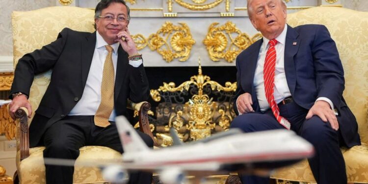 Trump Hosts Petro at the White House to Discuss Drug Trafficking