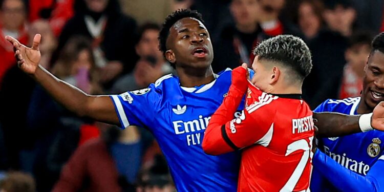 Benfica vs Real Madrid halted for 10 minutes after Vinicius Jr racism allegation following incident with Gianluca Prestianni | Football News