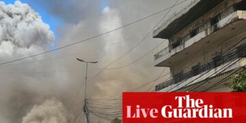 Middle East crisis live: oil prices fall back sharply as Trump claims Iran war will be over ‘very soon’ | US-Israel war on Iran