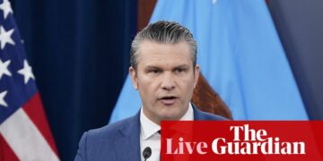 ‘We didn’t start this war but under president Trump, we’re finishing it,’ says Pete Hegseth – US politics live | US news
