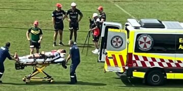 NRL news 2026 | St George Illawarra Dragons player Loko Pasifiki Tonga injured at training, ambulance called