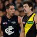 AFL news 2026 | Carlton Blues vs Richmond Tigers result, video, highlights; Jonty Faull hit on Jacob Weitering; handed one game suspension