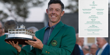 Golf news 2026 | Rory McIlroy’s Champions Dinner Masters menu revealed, featuring elk sliders