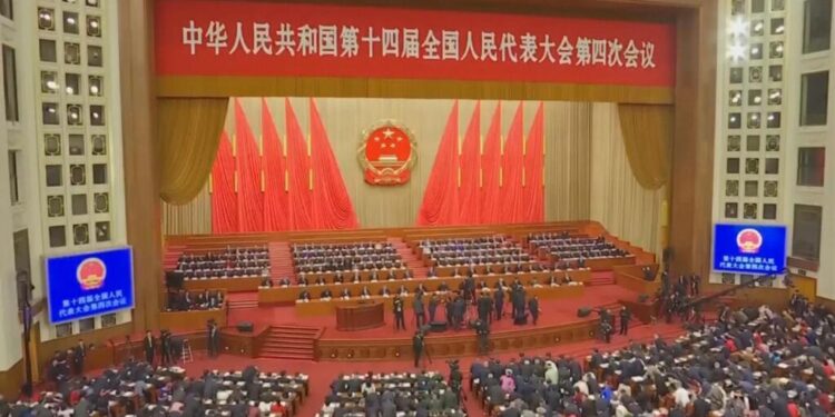 China sets lowest economic growth target since 1991