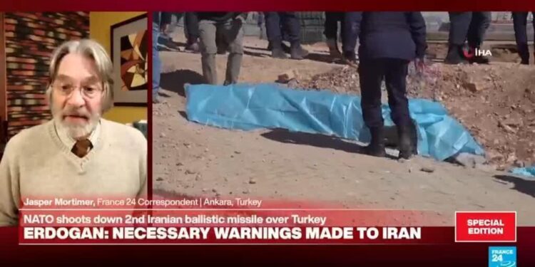 Erdogan warns Iran against 'provocative steps' after second missile intercepted