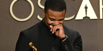 Michael B. Jordan Makes Surprise Stop After Oscar Win