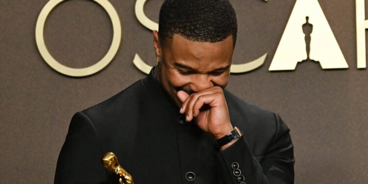 Michael B. Jordan Makes Surprise Stop After Oscar Win