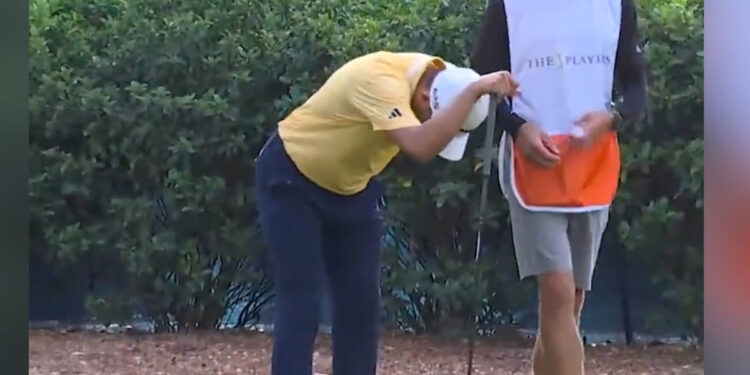 Golf news 2026, Collin Morikawa withdraws from The Players with back injury after one hole, video