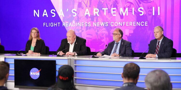 NASA sets Artemis II crewed moon mission launch for April 1 : NPR